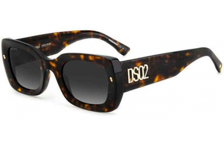 Gafas de Sol - Dsquared2 - D2 0061/S - 086 (9O) DARK HAVANA // DARK GREY GRADIENT