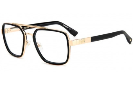 Monturas - Dsquared2 - D2 0064 - RHL GOLD BLACK