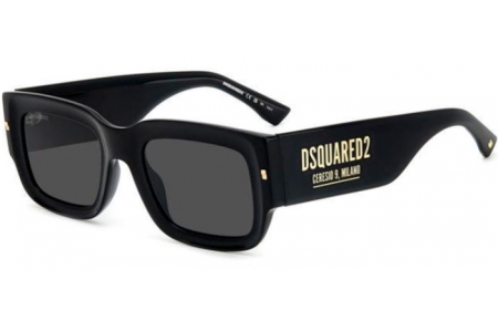 Gafas de Sol - Dsquared2 - D2 0089/S - 2M2 (IR) BLACK GOLD // GREY