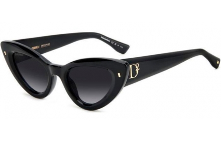 Gafas de Sol - Dsquared2 - D2 0092/S - 807 (9O) BLACK // DARK GREY GRADIENT