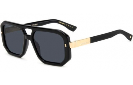 Gafas de Sol - Dsquared2 - D2 0105/S - 807 (2K) BLACK // GREY ANTIREFLECTION