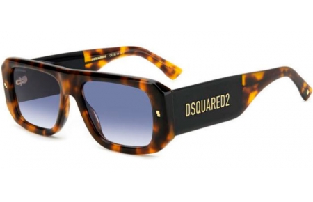 Gafas de Sol - Dsquared2 - D2 0107/S - 086 (08) DARK HAVANA // DARK BLUE GRADIENT