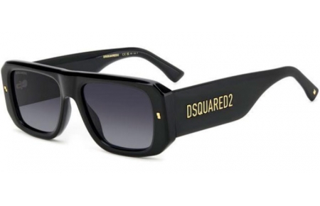 Gafas de Sol - Dsquared2 - D2 0107/S - 807 (9O) BLACK // DARK GREY GRADIENT