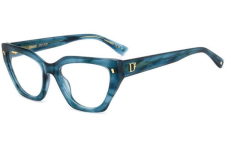 Monturas - Dsquared2 - D2 0117 - 38I BLUE HORN