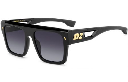 Gafas de Sol - Dsquared2 - D2 0127/S - 807 (9O) BLACK // DARK GREY GRADIENT