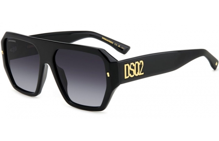 Gafas de Sol - Dsquared2 - D2 0128/S - 807 (9O) BLACK // DARK GREY GRADIENT