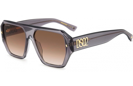 Gafas de Sol - Dsquared2 - D2 0128/S - KB7 (HA) GREY // BROWN GRADIENT