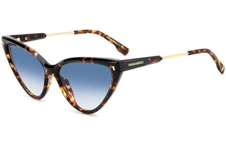 Gafas de Sol - Dsquared2 - D2 0134/S - 086 (08) HAVANA // DARK BLUE GRADIENT