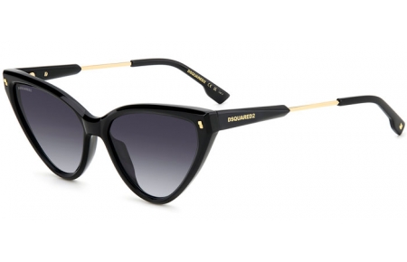 Gafas de Sol - Dsquared2 - D2 0134/S - 807 (9O) BLACK // DARK GREY GRADIENT