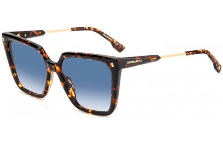 Gafas de Sol - Dsquared2 - D2 0135/S - 086 (08) HAVANA // DARK BLUE GRADIENT