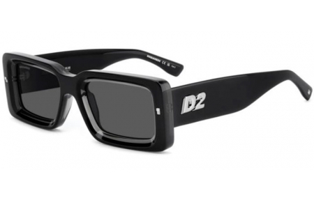 Gafas de Sol - Dsquared2 - D2 0142/S - 08A (IR) BLACK GREY // GREY