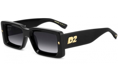 Gafas de Sol - Dsquared2 - D2 0142/S - 807 (9O) BLACK // DARK GREY GRADIENT