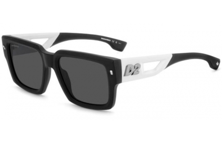 Gafas de Sol - Dsquared2 - D2 0143/S - 003 (IR) MATTE BLACK // GREY