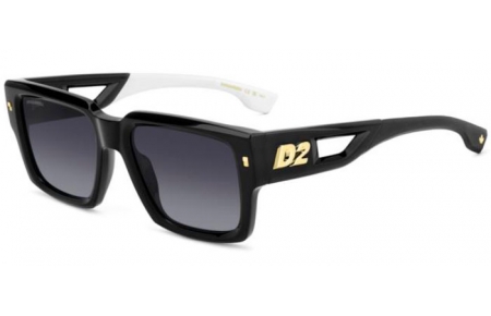 Gafas de Sol - Dsquared2 - D2 0143/S - 807 (9O) BLACK // DARK GREY GRADIENT