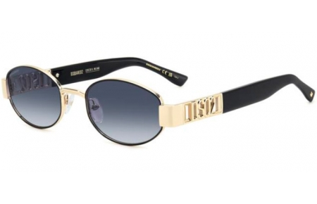 Gafas de Sol - Dsquared2 - D2 0155/S - 0NZ (08) MATTE GOLD // DARK BLUE GRADIENT