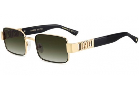 Gafas de Sol - Dsquared2 - D2 0156/S - 0NZ (9K) MATTE GOLD // GREEN GRADIENT