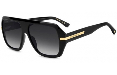 Gafas de Sol - Dsquared2 - D2 0160/S - 807 (9O) BLACK // DARK GREY GRADIENT