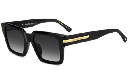 Gafas de Sol - Dsquared2 - D2 0161/G/S - 807 (9O) BLACK // DARK GREY GRADIENT