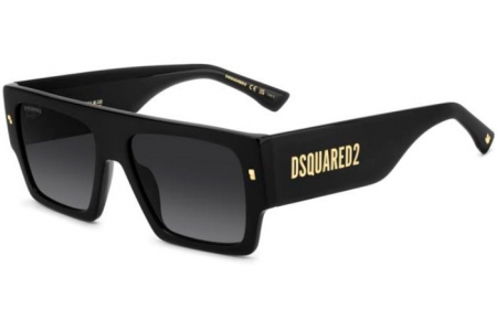 Gafas de Sol - Dsquared2 - D2 0165/S - 807 (9O) BLACK // DARK GREY GRADIENT