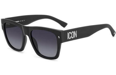 Gafas de Sol - Dsquared2 - ICON 0004/S - P5I (9O) MATTE BLACK PALLADIUM // DARK GREY GRADIENT