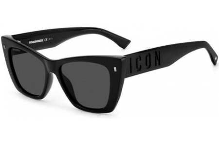 Gafas de Sol - Dsquared2 - ICON 0006/S - 807 (IR) BLACK // GREY BLUE