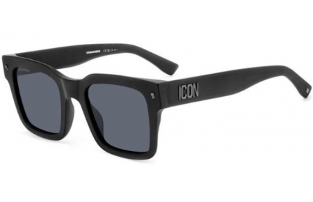 Gafas de Sol - Dsquared2 - ICON 0010/S - 003 (IR) MATTE BLACK // GREY BLUE