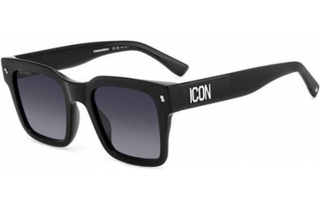 Gafas de Sol - Dsquared2 - ICON 0010/S - 807 (9O) BLACK // DARK GREY GRADIENT