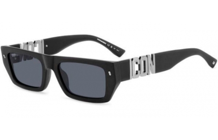 Gafas de Sol - Dsquared2 - ICON 0011/S - 003 (IR) MATTE BLACK // GREY BLUE