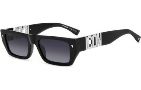 Gafas de Sol - Dsquared2 - ICON 0011/S - 807 (9O) BLACK // DARK GREY GRADIENT