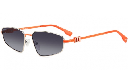 Gafas de Sol - Dsquared2 - ICON 0015/S - G2I (9O) PALLADIUM ORANGE // DARK GREY GRADIENT