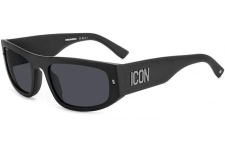 Gafas de Sol - Dsquared2 - ICON 0016/S - 003 (IR) MATTE BLAC // GREY