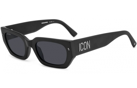 Gafas de Sol - Dsquared2 - ICON 0017/S - 003 (IR) MATTE BLACK // GREY BLUE