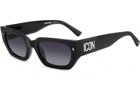 Gafas de Sol - Dsquared2 - ICON 0017/S - 807 (9O) BLACK // DARK GREY GRADIENT