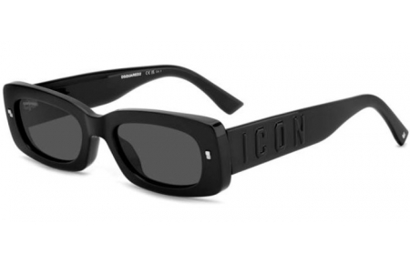 Lunettes de soleil - Dsquared2 - ICON 0020/S - 807 (IR) BLACK // GREY