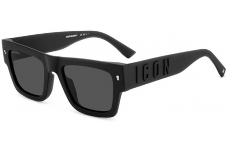 Gafas de Sol - Dsquared2 - ICON 0021/S - 003 (IR) MATTE BLACK // GREY