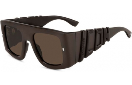 Gafas de Sol - Dsquared2 - ICON 0024/S - YZ4 (70) MATTE BROWN // BROWN