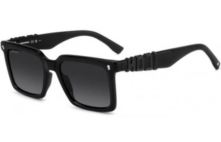 Gafas de Sol - Dsquared2 - ICON 0025/S - 807 (9O) BLACK // DARK GREY GRADIENT