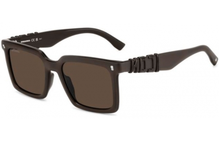 Gafas de Sol - Dsquared2 - ICON 0025/S - YZ4 (70) MATTE BROWN // BROWN