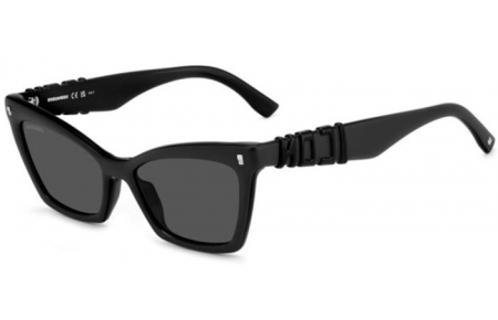 Gafas de Sol - Dsquared2 - ICON 0026/S - 003 (IR) MATTE BLACK // GREY