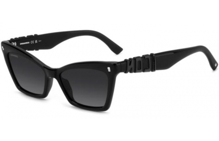 Gafas de Sol - Dsquared2 - ICON 0026/S - 807 (9O) BLACK // DARK GREY GRADIENT