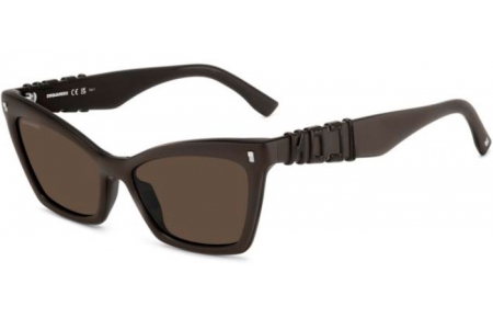 Gafas de Sol - Dsquared2 - ICON 0026/S - YZ4 (70) MATTE BROWN // BROWN