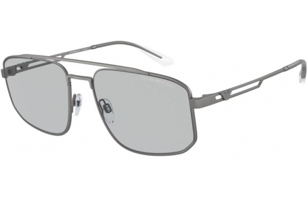 Gafas de Sol - Emporio Armani - EA2139 - 300387 MATTE GUNMETAL // LIGHT GREY