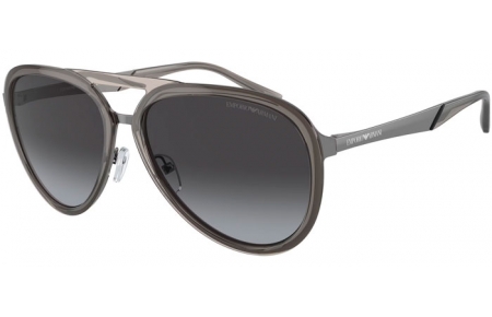 Gafas de Sol - Emporio Armani - EA2145 - 33578G  SHINY TRANSPARENT SMOKE // GREY GRADIENT