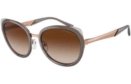 Gafas de Sol - Emporio Armani - EA2146 - 336113  SHINY ROSE GOLD GREY // BROWN GRADIENT