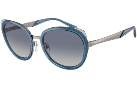 Lunettes de soleil - Emporio Armani - EA2146 - 33624L  SHINY GUNMETAL BLUE // BLUE GRADIENT