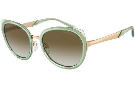 Gafas de Sol - Emporio Armani - EA2146 - 33638E  SHINY PALE GOLD GREEN // GREEN GRADIENT