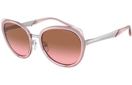 Gafas de Sol - Emporio Armani - EA2146 - 336414  SHINY SILVER PINK // BROWN GRADIENT PINK