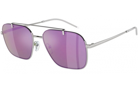 Gafas de Sol - Emporio Armani - EA2150 - 30154V  SHINY SILVER // GREY MIRROR VIOLET