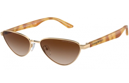 Gafas de Sol - Emporio Armani - EA2153 - 301313  SHINY PALE GOLD // BROWN GRADIENT