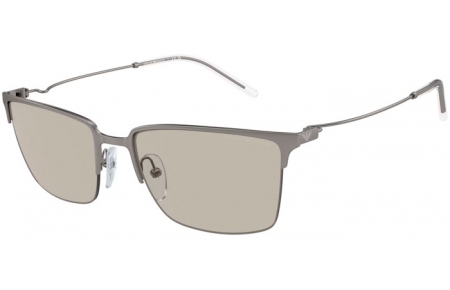 Gafas de Sol - Emporio Armani - EA2155 - 3003/3 MATTE GUNMETAL // LIGHT BROWN